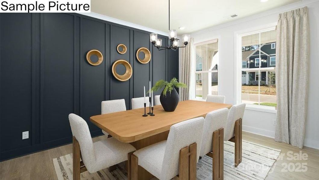 Furnished interior view inside a new home in Westport, York (Image 36).