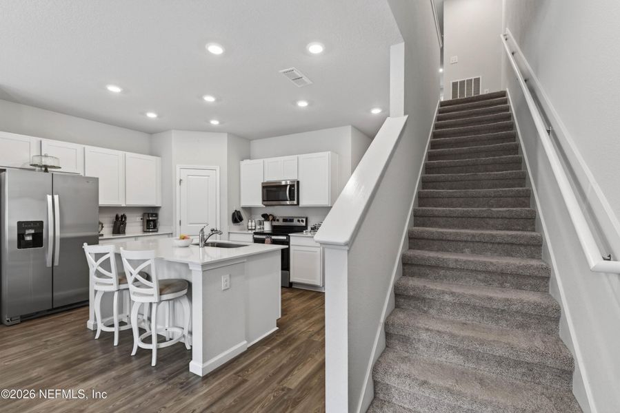 Furnished interior view inside a new home in , Jacksonville (Image 34).