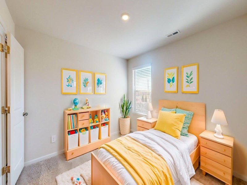 Furnished interior view inside a new home in Harper Landing, Stanley (Image 16).
