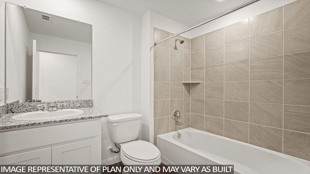 Furnished interior view inside a new home in McCrorey Trails, Conroe (Image 4).