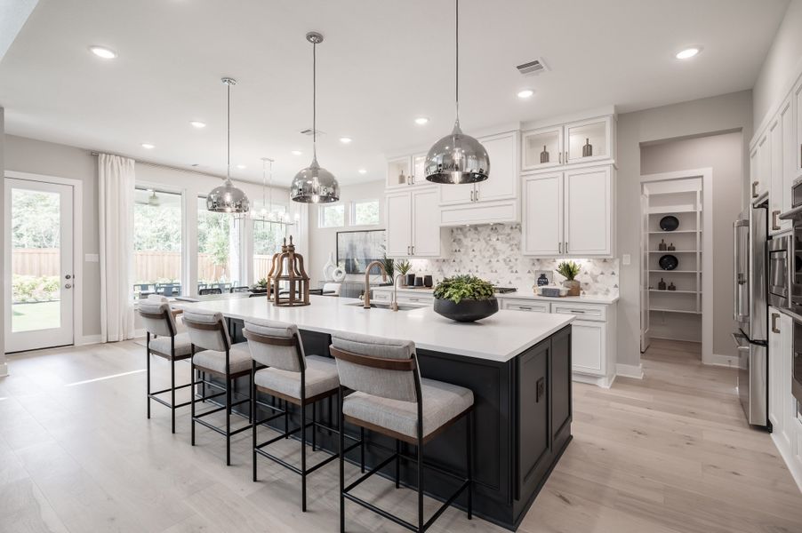Representative furnished interior of a home built from the Snyder by Tri Pointe Homes in Harvest Green, Richmond (Image 48).