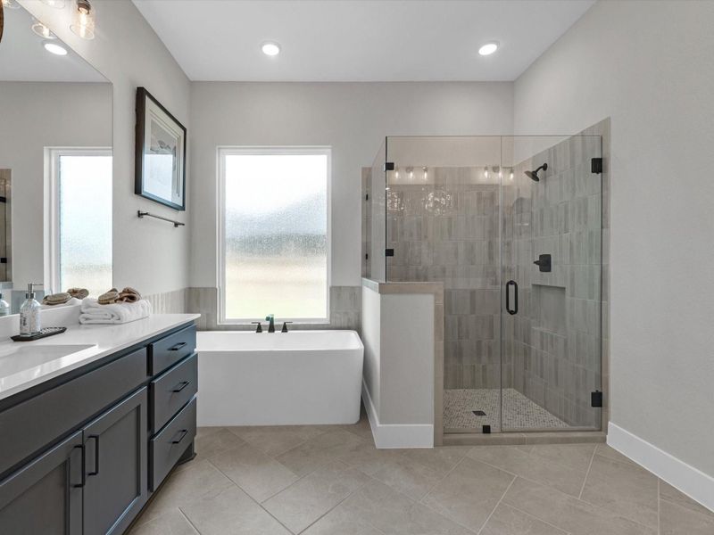 Furnished interior view inside a new home in Dunham Pointe, Cypress (Image 7).