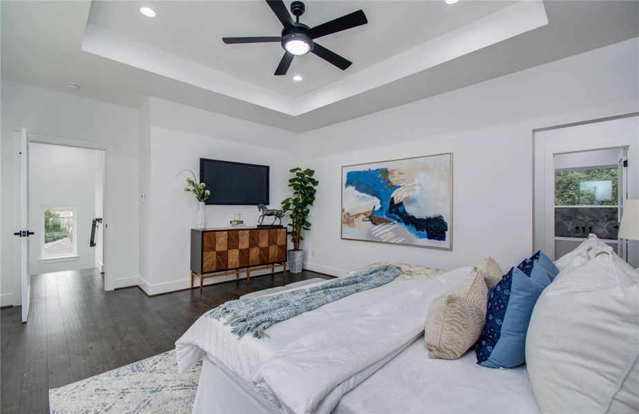 Furnished interior view inside a new home in , Houston (Image 11).