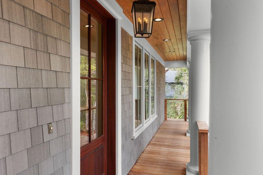 Exterior details and patio area of a home in , Seabrook Island (Image 3).