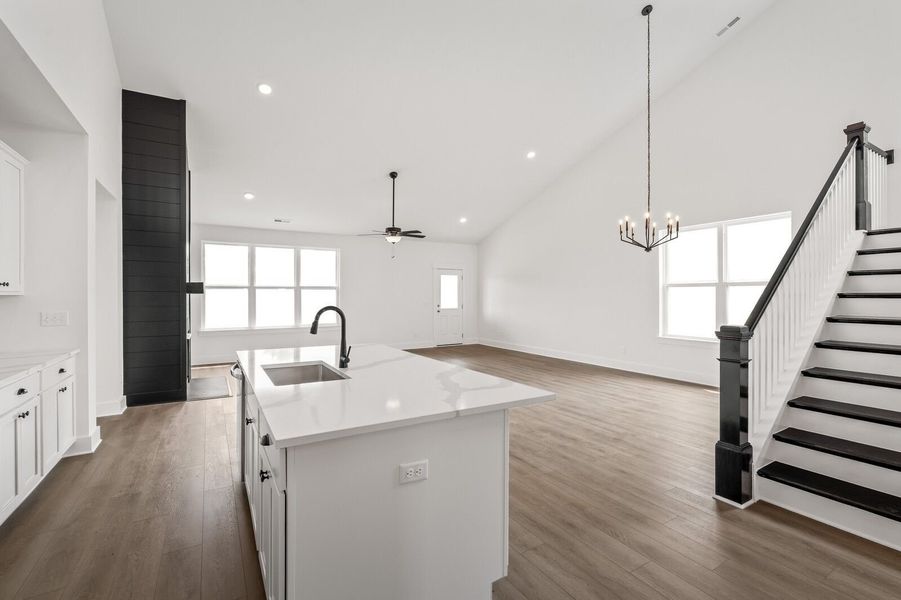 Furnished interior view inside a new home in Woods Crossing, Gallatin (Image 10).