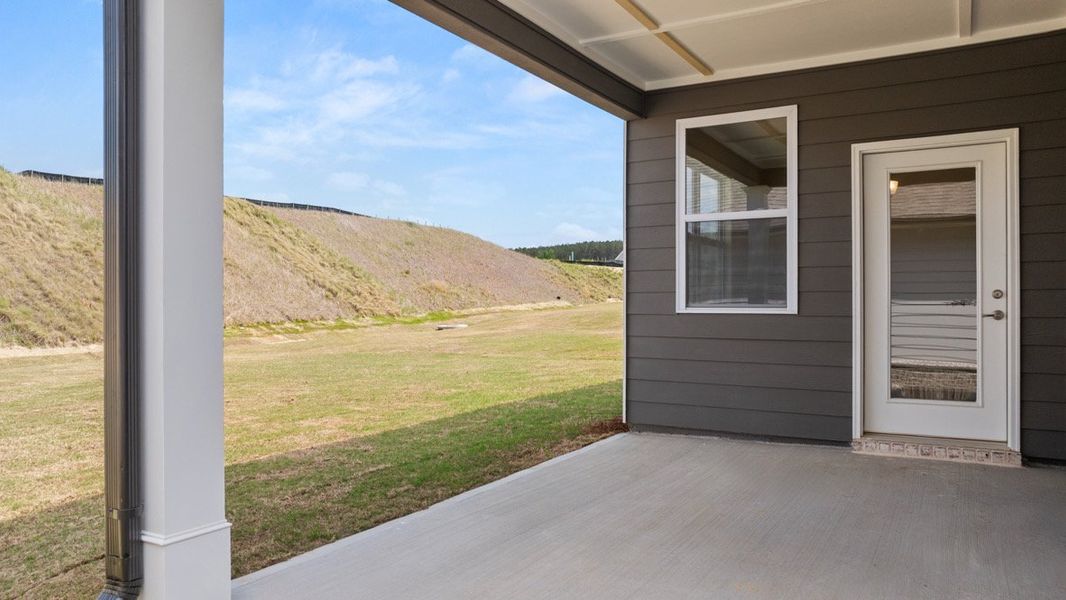 Representative exterior details of a home built from the BRISTOL by D.R. Horton in Hamptons at Riverwood North, Dallas (Image 3).