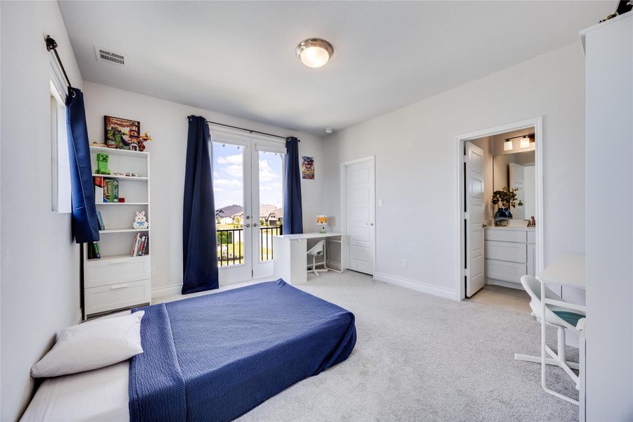 Furnished interior view inside a new home in Santa Rita Ranch 90', Liberty Hill (Image 12). Furnished interior view inside a new home in Santa Rita Ranch 90', Liberty Hill (Image 12).