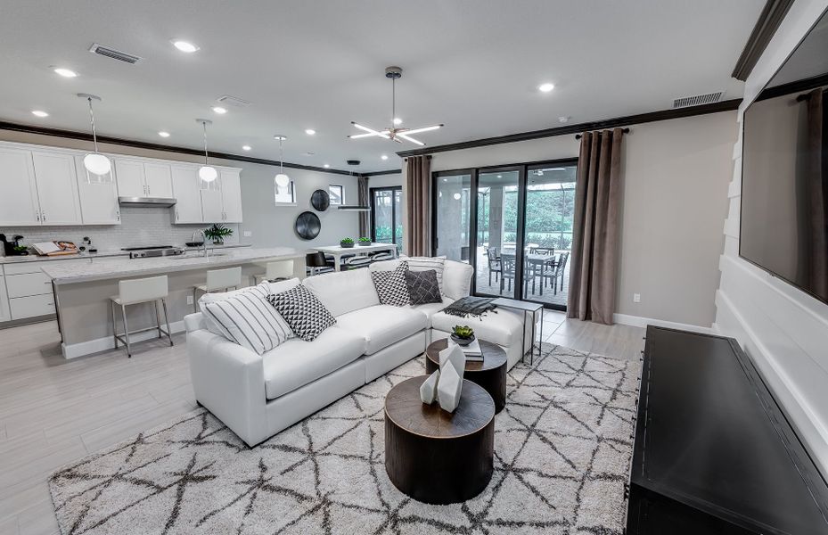 Furnished interior view inside a new home in Harbor Isle, Vero Beach (Image 10). Furnished interior view inside a new home in Harbor Isle, Vero Beach (Image 10).