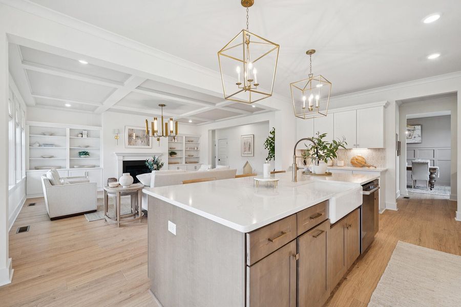 Furnished interior view inside a new home in , Summerville (Image 31).