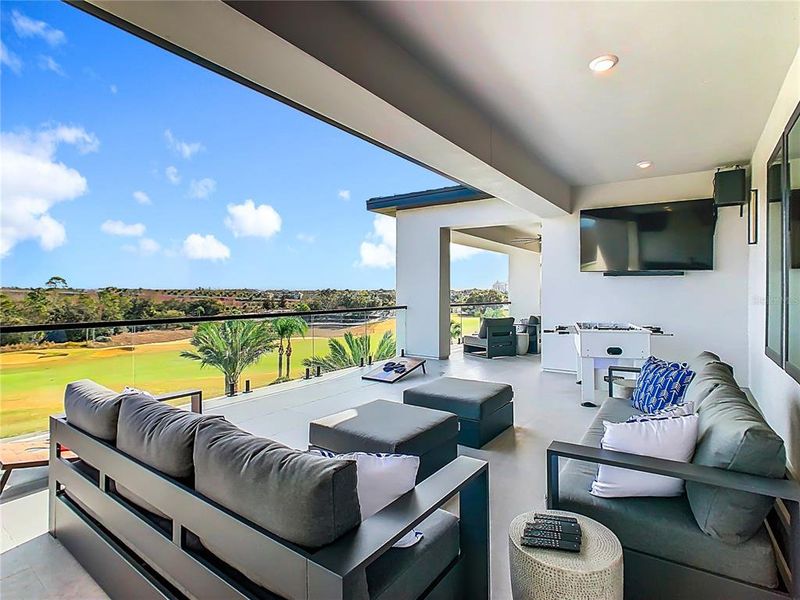 Exterior details and patio area of a home in , Reunion (Image 26). Exterior details and patio area of a home in , Reunion (Image 26).