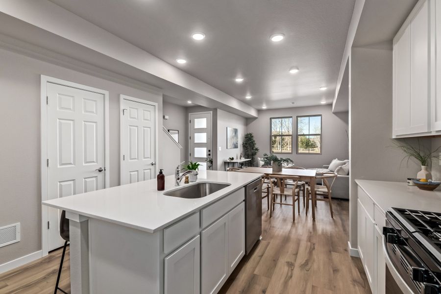Furnished interior view inside a new home in Arras Park, Thornton (Image 13).