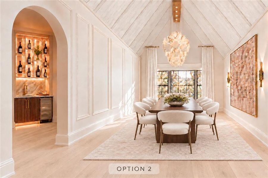 Furnished interior view inside a new home in , Alpharetta (Image 18).