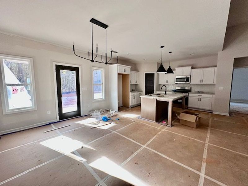 In-progress construction of a new home in Forrest Farms, Greenville, GA (Image 6).