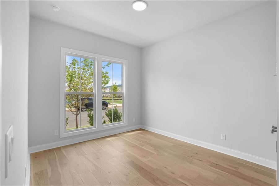 Spacious, unfurnished interior of a new home in Promenade at Sawnee Village, Cumming (Image 22). Spacious, unfurnished interior of a new home in Promenade at Sawnee Village, Cumming (Image 22).
