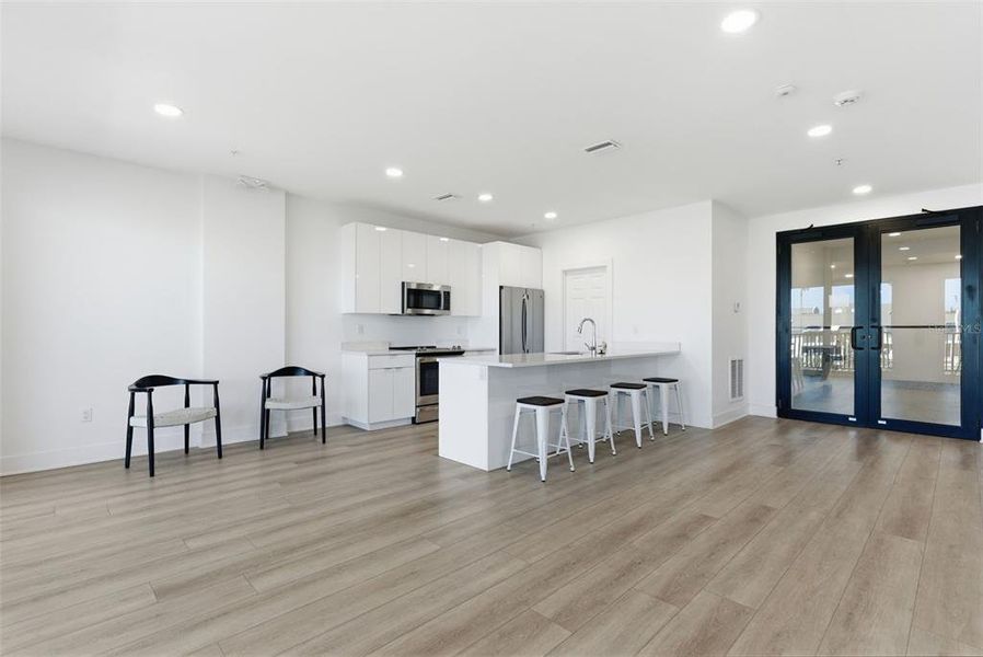 Furnished interior view inside a new home in Residences at Town Center, Madeira Beach (Image 8). Furnished interior view inside a new home in Residences at Town Center, Madeira Beach (Image 8).