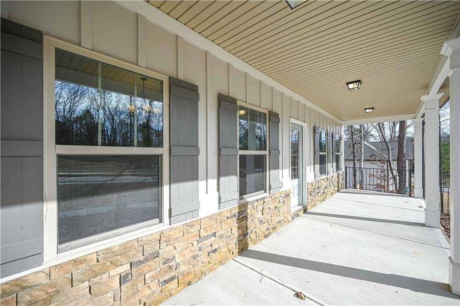 Exterior details and patio area of a home in , Douglasville (Image 3).