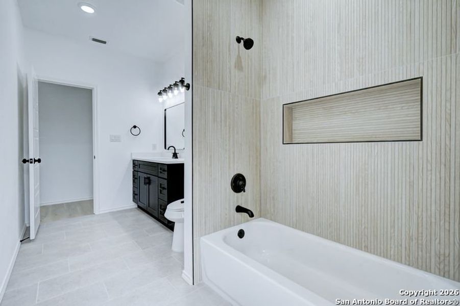 Furnished interior view inside a new home in , San Antonio (Image 6).