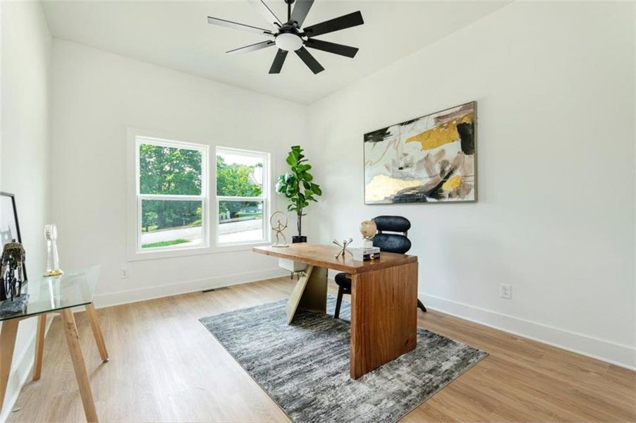 Furnished interior view inside a new home in , Monroe (Image 13).
