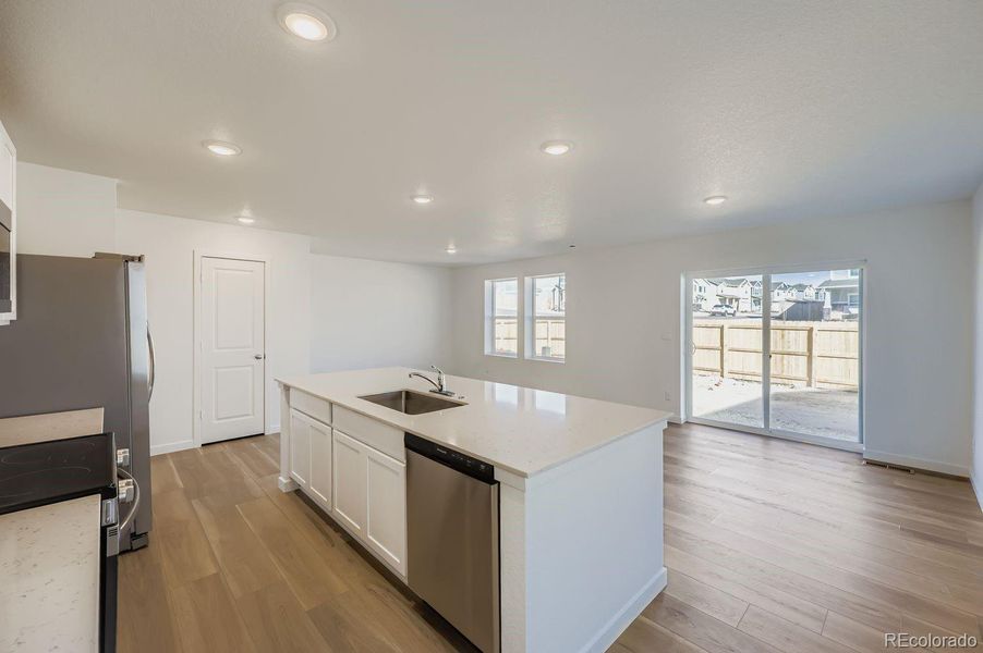 Furnished interior view inside a new home in Copper Chase: The Celestial Collection, Colorado Springs (Image 6).