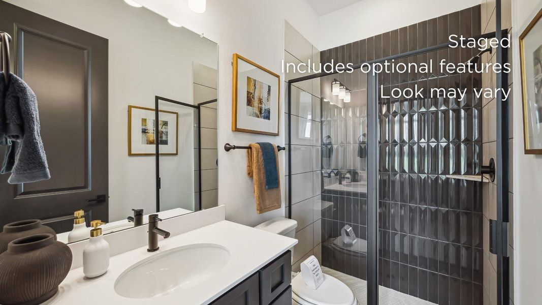 Furnished interior view inside a new home in Woodhavyn 60', Magnolia (Image 7).