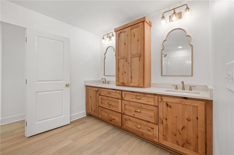 Furnished interior view inside a new home in , Flowery Branch (Image 30).