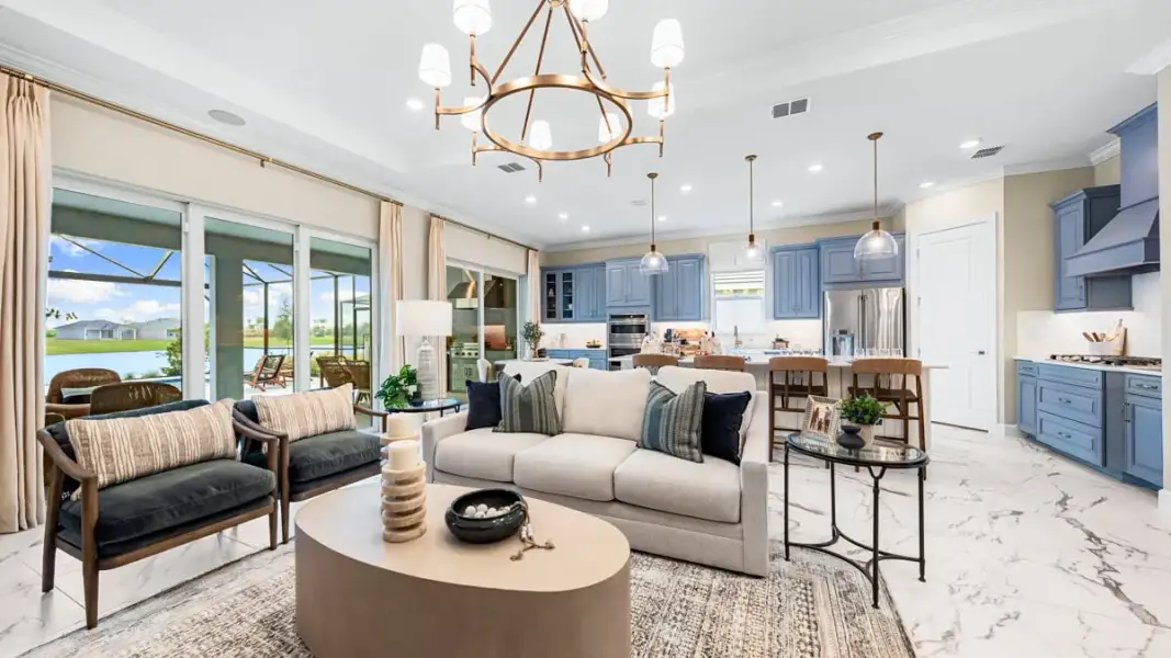Furnished interior view inside a new home in Coasterra Community Group Page, Palmetto (Image 6).