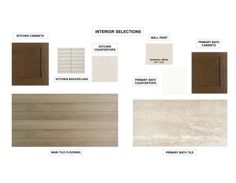Sample of building materials used in homes in Ventana, Fort Worth (Image 7).