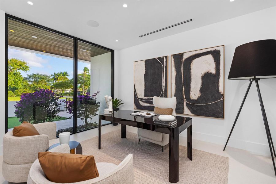 Furnished interior view inside a new home in , Boca Raton (Image 11).