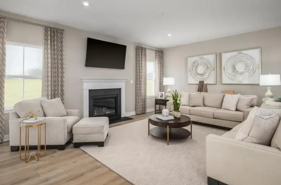 Furnished interior view inside a new home in , Commerce (Image 9).