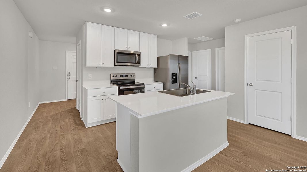 Furnished interior view inside a new home in Ladera, Luling (Image 8). Furnished interior view inside a new home in Ladera, Luling (Image 8).