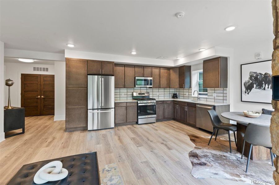 Furnished interior view inside a new home in , Silverthorne (Image 32).