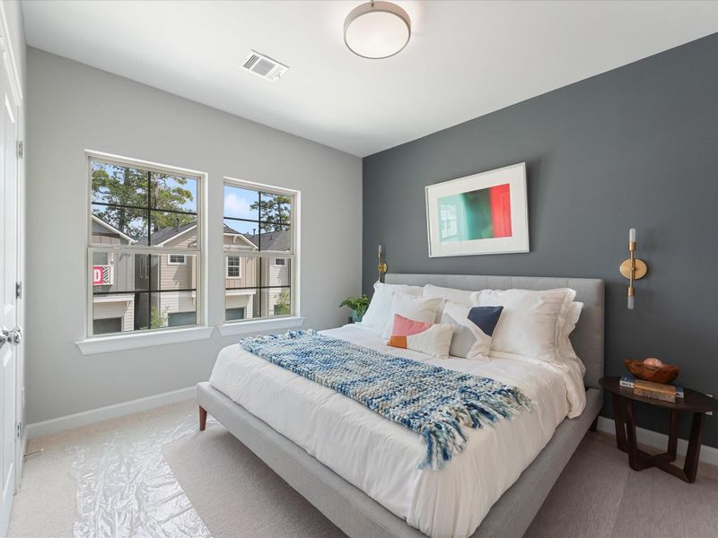 Furnished interior view inside a new home in , Houston (Image 11). Furnished interior view inside a new home in , Houston (Image 11).