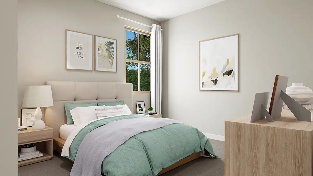 Representative furnished interior of a home built from the Tipton Plan 3507 by Tri Pointe Homes in Waterston Central, Gilbert (Image 30).