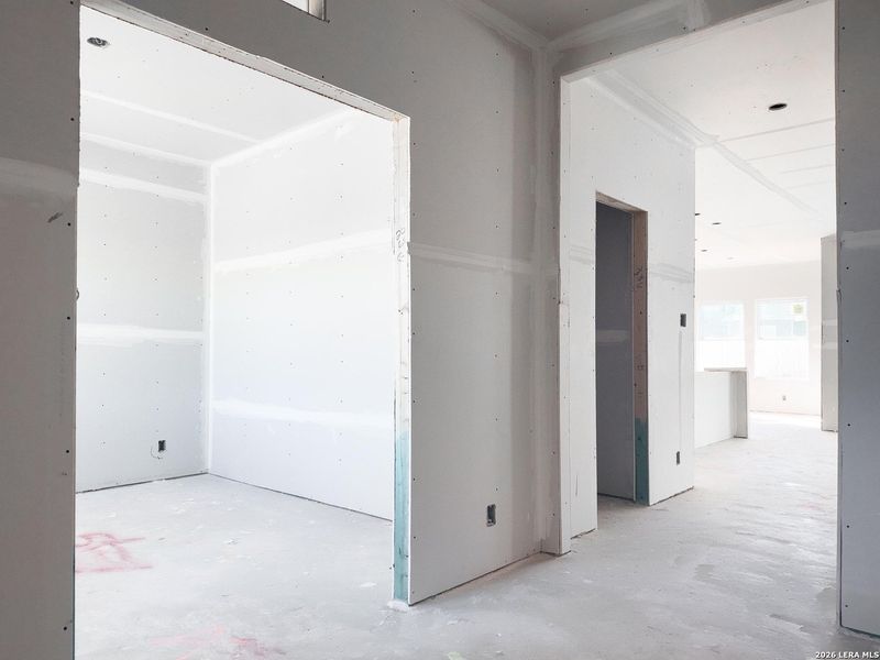 In-progress construction of a new home in Cordova Trails, Seguin, TX (Image 20).