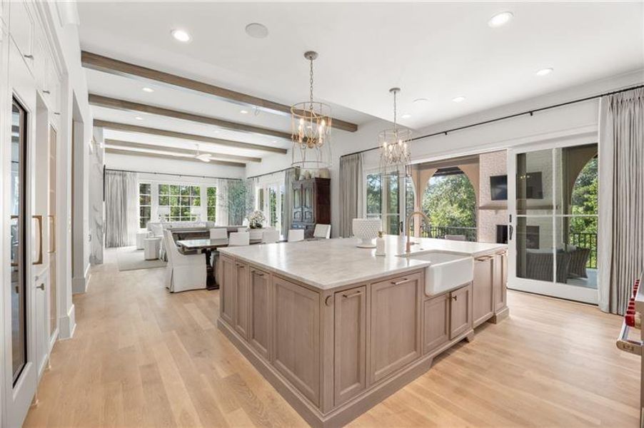 Furnished interior view inside a new home in , Alpharetta (Image 35).