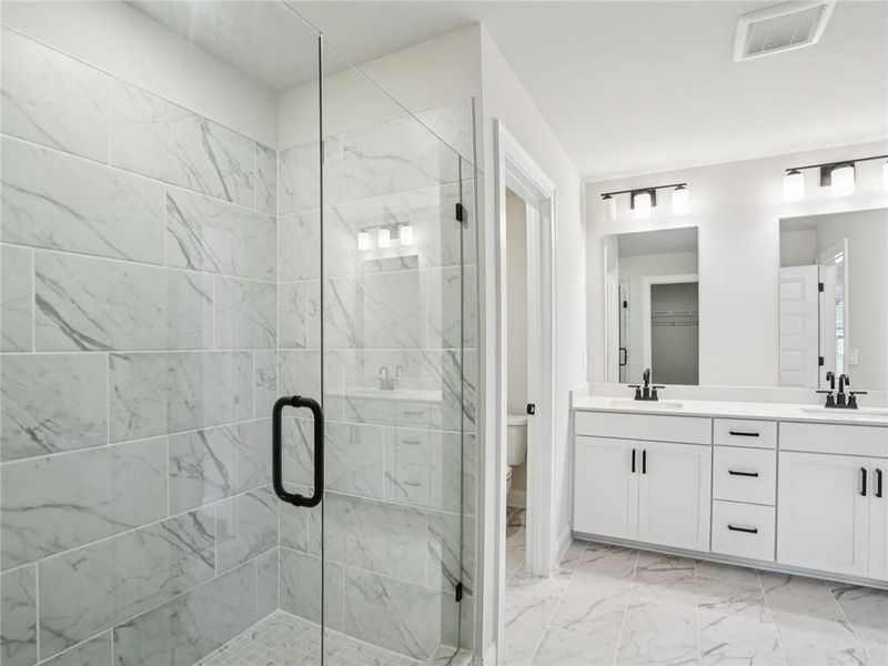 Furnished interior view inside a new home in Hemingway - Cottage Series, Cumming (Image 5).