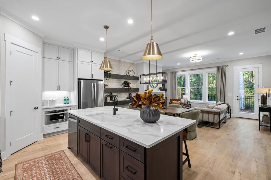 Representative furnished interior of a home built from the The Kennedy by JW Collection in Devin's Shire, Kennesaw (Image 13).