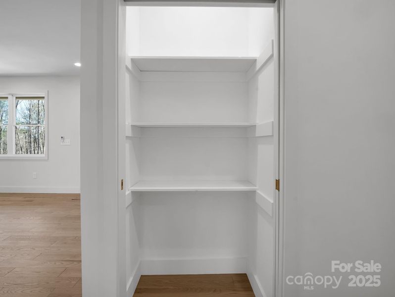 Pantry with pocket door Pantry with pocket door