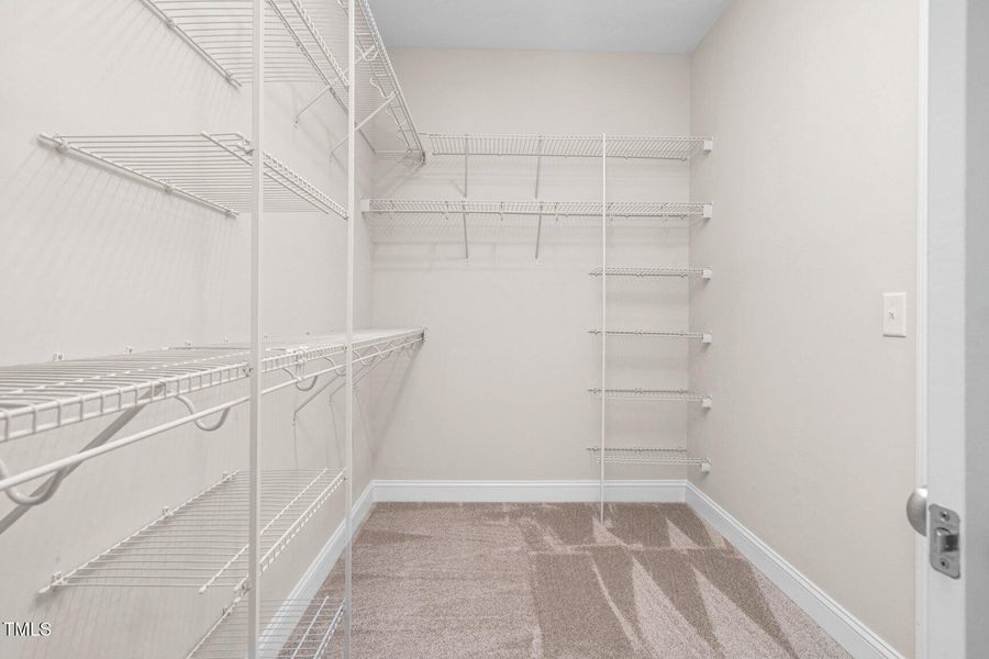 Primary walk in closet!