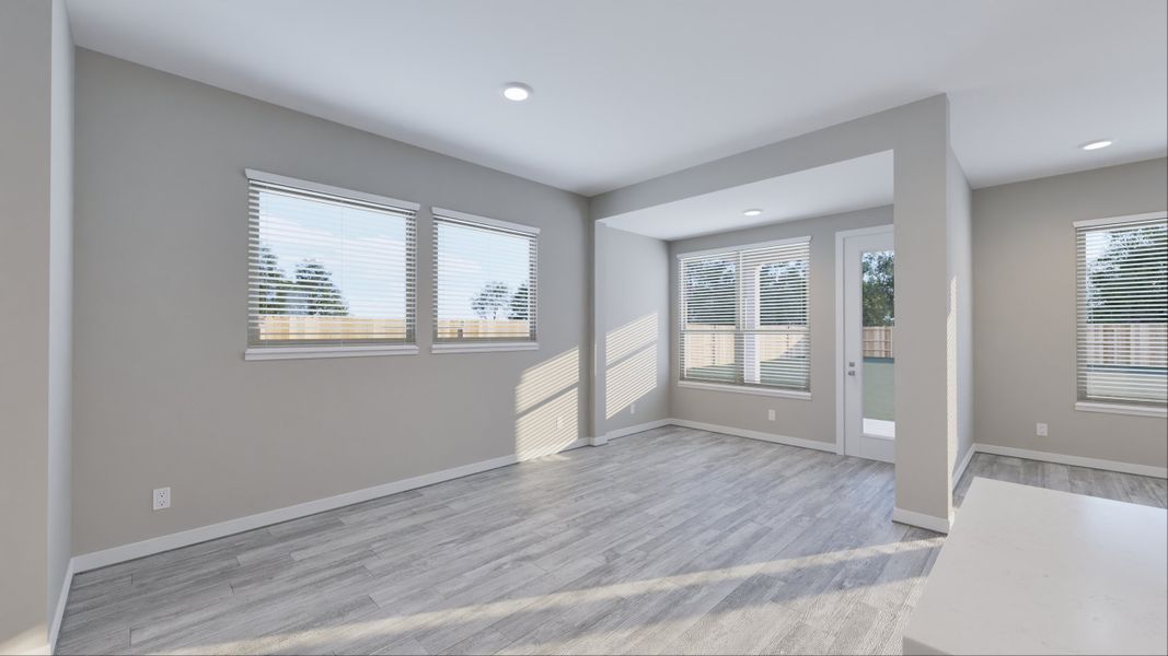 Representative unfurnished interior of a home built from the Newport by Tricoast Homes in Summer Place  35', Montgomery (Image 35).