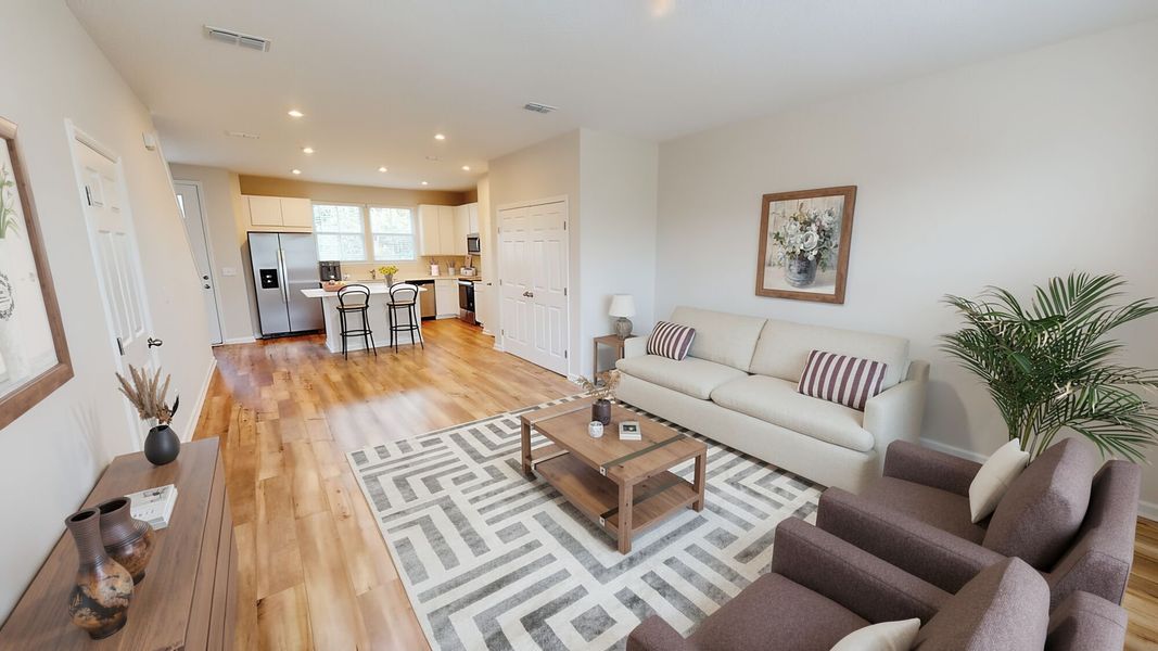 Furnished interior view inside a new home in RiverTown, St. Johns (Image 4).