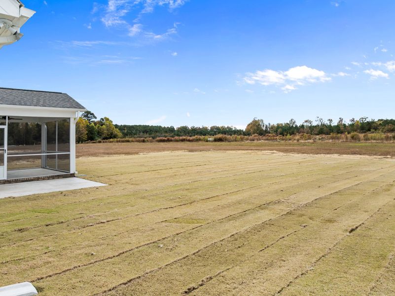 Exterior details and patio area of a home in Eli's Ridge, Winterville (Image 26).
