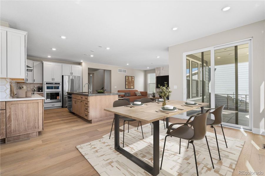Furnished interior view inside a new home in Legends at Lyric, Lone Tree (Image 15).
