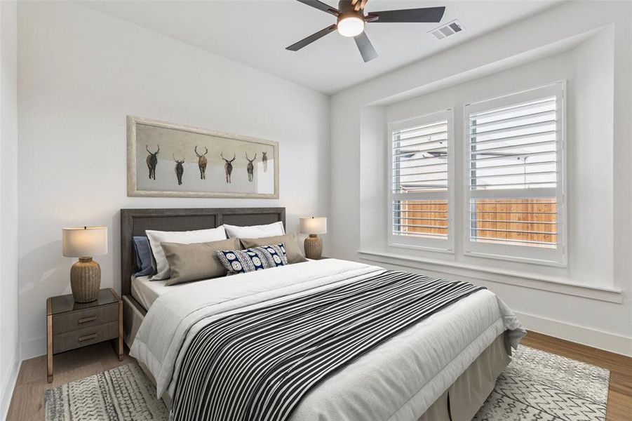 Furnished interior view inside a new home in Cambridge Estates, Prosper (Image 14). Furnished interior view inside a new home in Cambridge Estates, Prosper (Image 14).