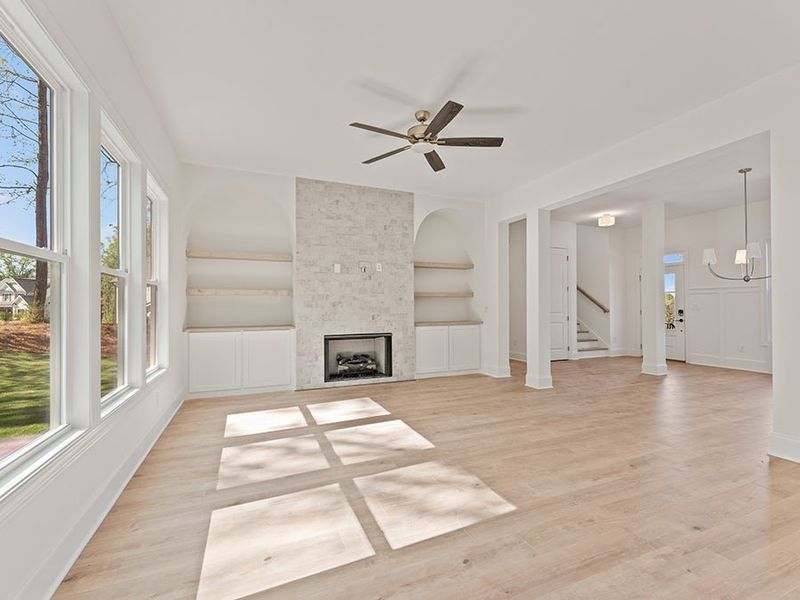 Representative unfurnished interior of a home built from the The Chatham by Windsong Properties in Ashbury Commons, Powder Springs (Image 22). Representative unfurnished interior of a home built from the The Chatham by Windsong Properties in Ashbury Commons, Powder Springs (Image 22).