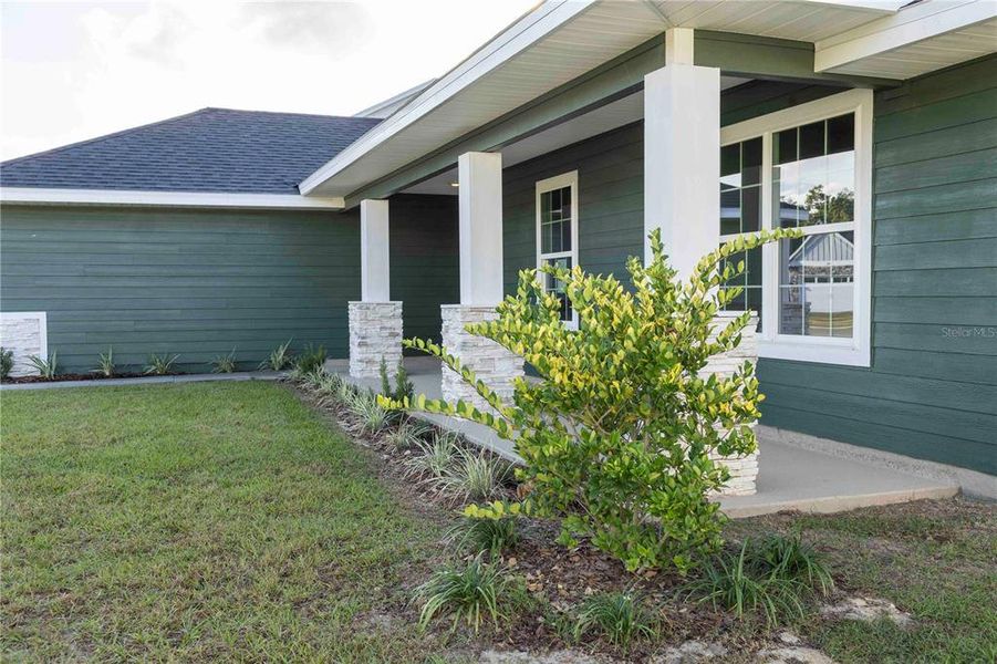Exterior details and patio area of a home in The Preserve at Laurel Lake, Lake City (Image 4).