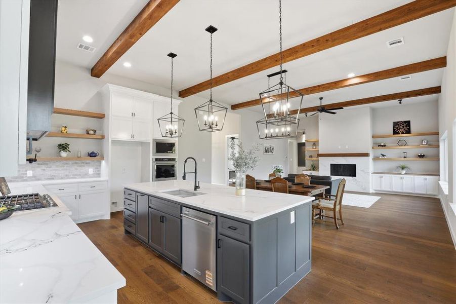 Furnished interior view inside a new home in , Waxahachie (Image 16).