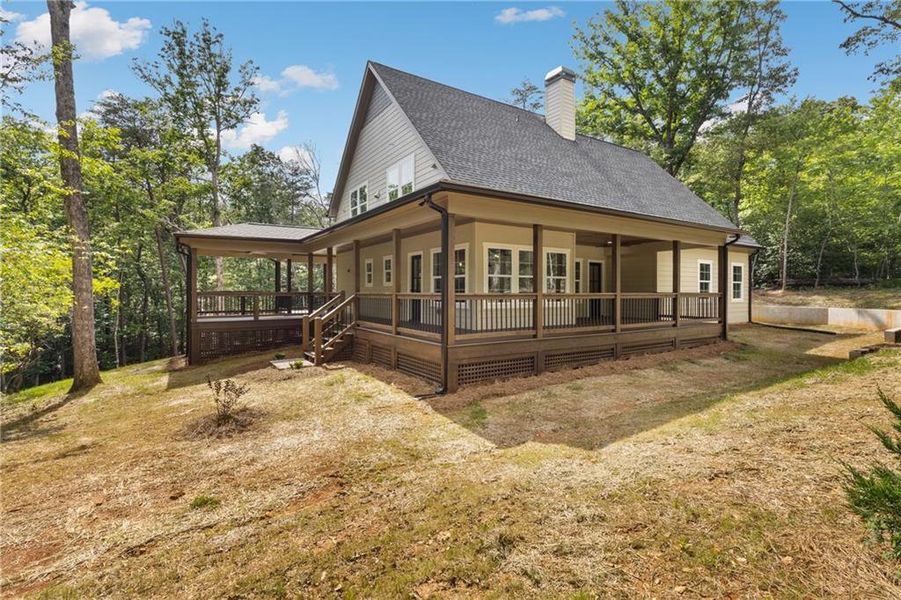 Exterior details and patio area of a home in , Dahlonega (Image 22). Exterior details and patio area of a home in , Dahlonega (Image 22).