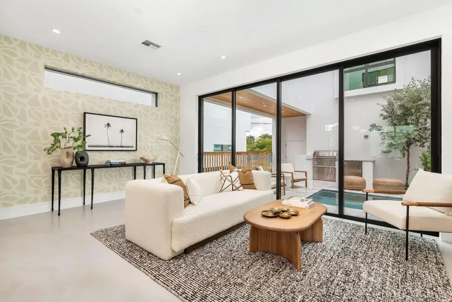 Furnished interior view inside a new home in , West Palm Beach (Image 10).