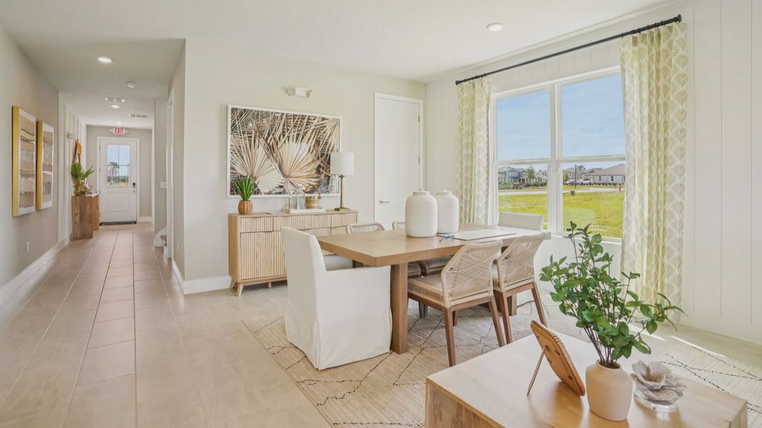 Furnished interior view inside a new home in Ardisia Park, New Smyrna Beach (Image 15).